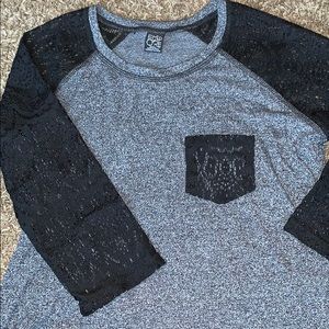 Lace Long Sleeve Tee